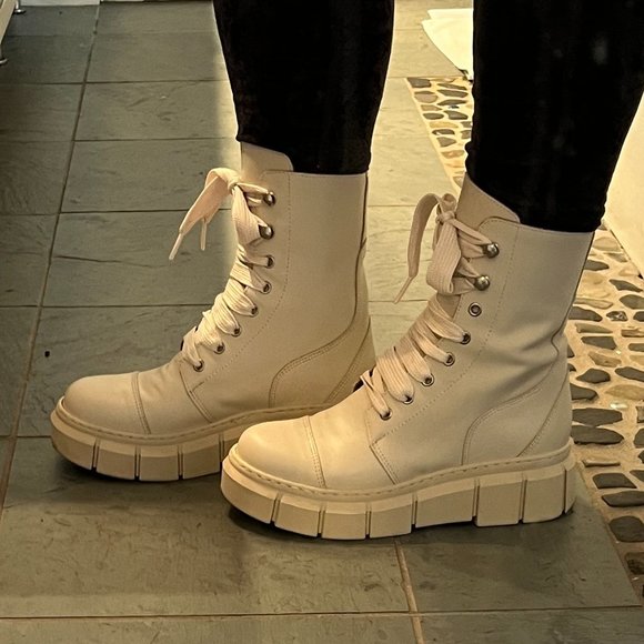 Alohas Can Can beige Combat Boot (Size 38) - Picture 2 of 10